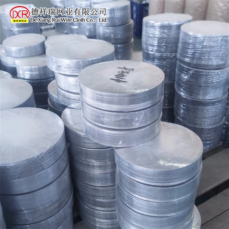50mm Round Stainless Steel Wire Mesh Screen Air Filter Disc